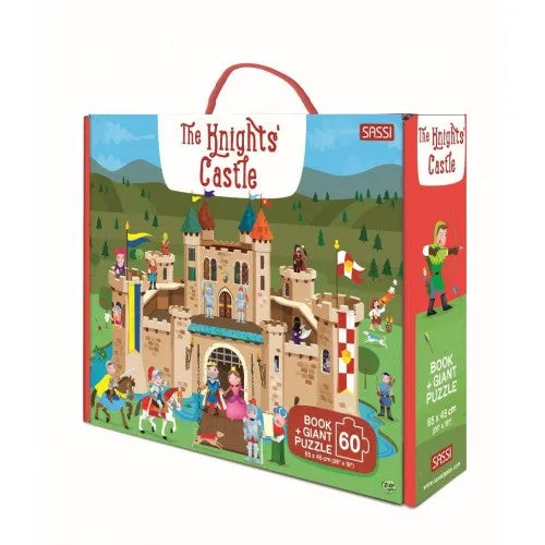60 Piece Book & Giant Puzzle - The Knight's Castle