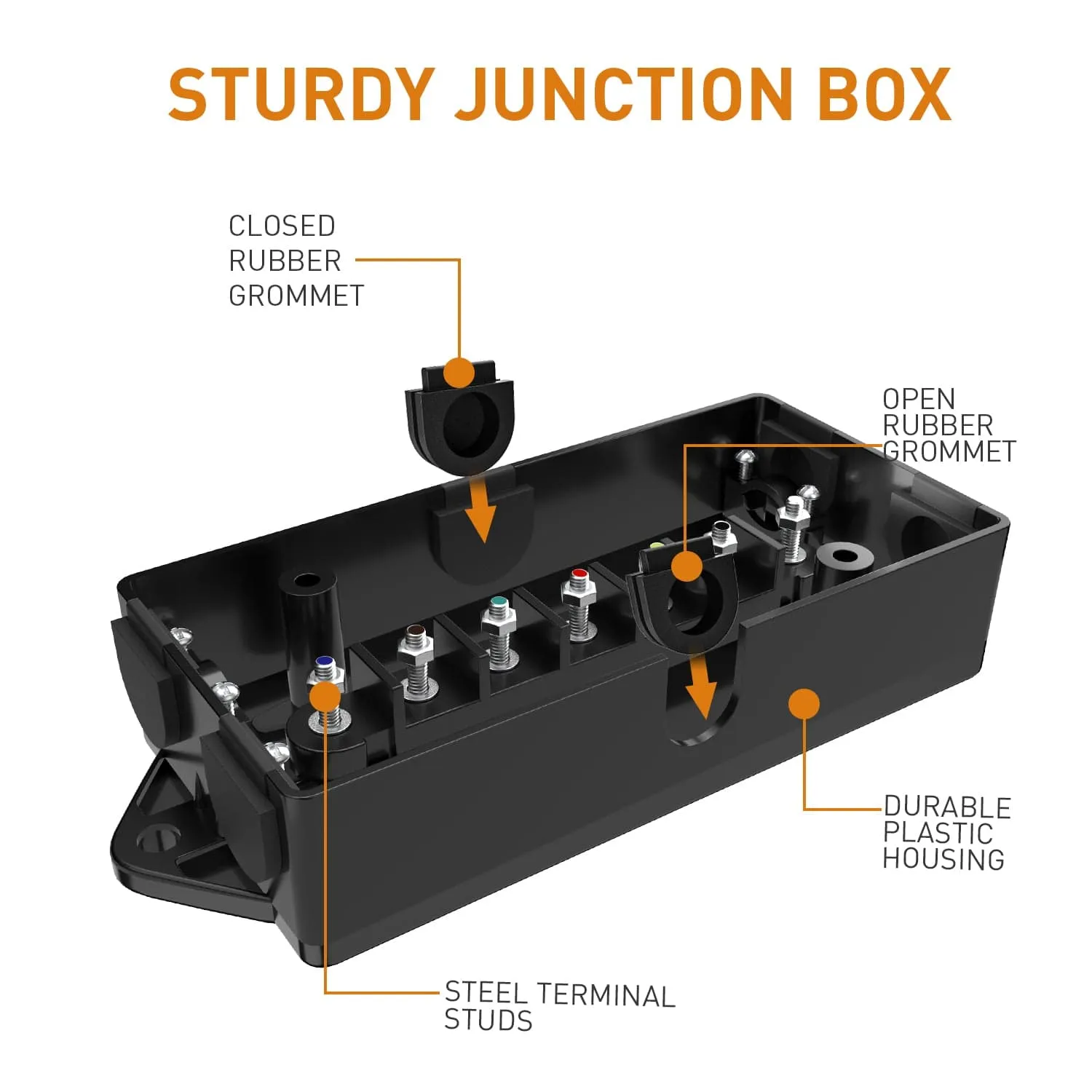 7 Way Electrical Trailer Junction Box