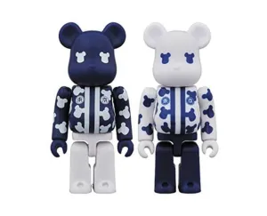 Bearbrick Happi Tokyo Blue/White 100%