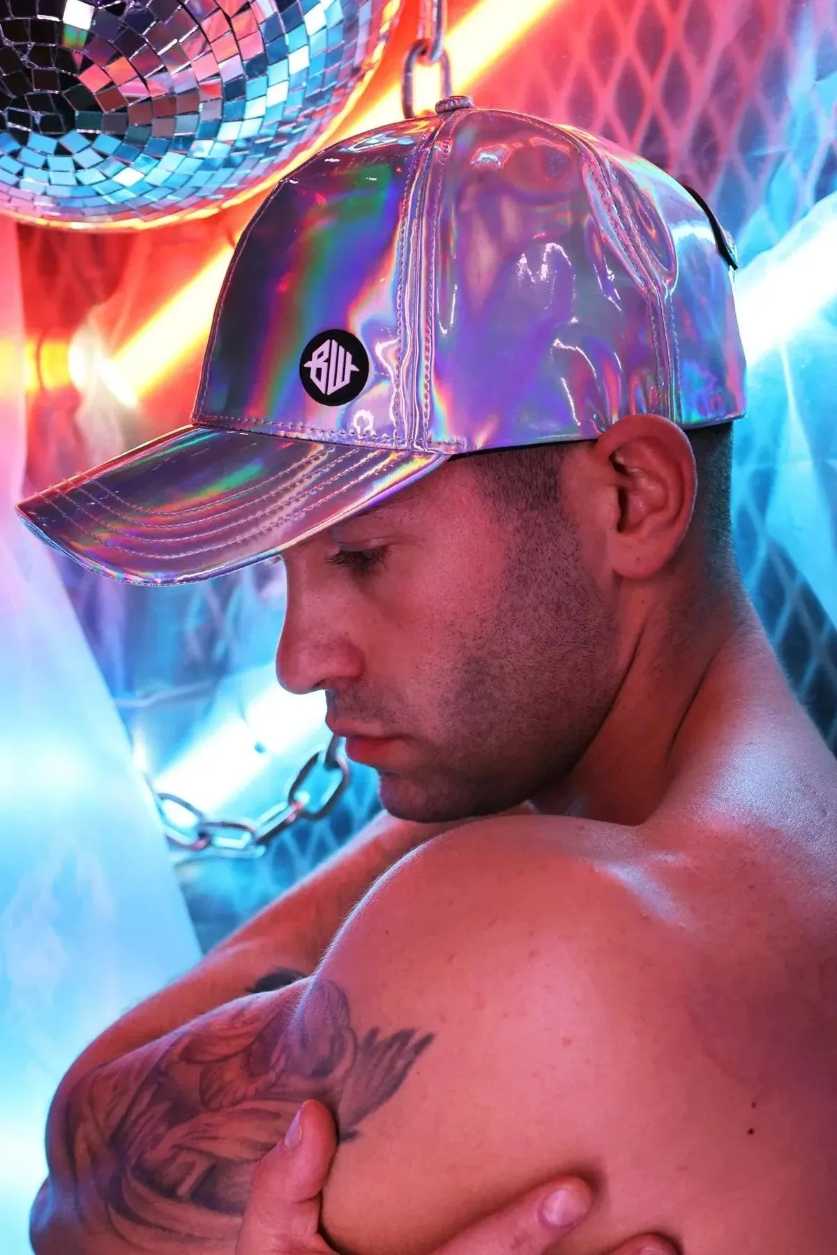 CYBER HOLO HAT - SILVER