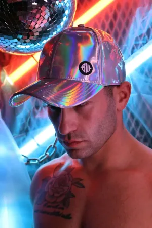 CYBER HOLO HAT - SILVER