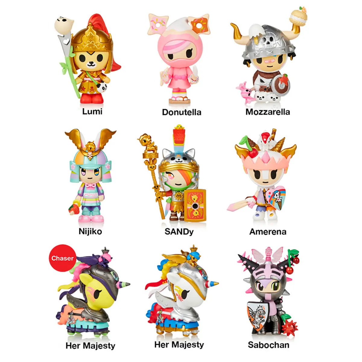Kawaii Princess Warriors Blind Box by Tokidoki
