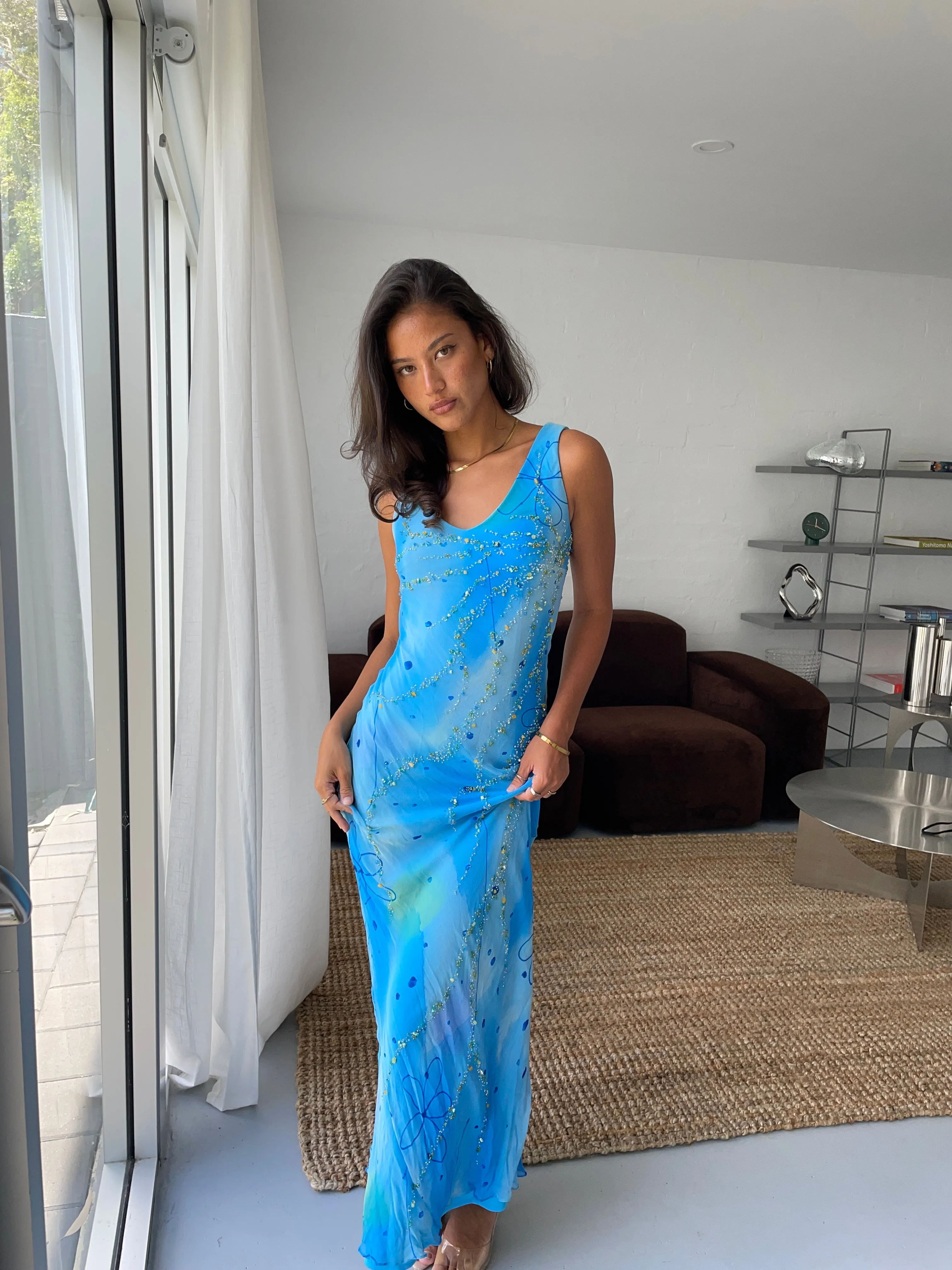 Vintage - Oceanic Elegance Dress
